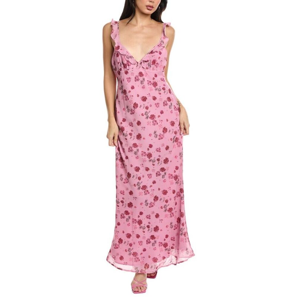 Seraphina Womens  Sleeveless Maxi Dress, Pink